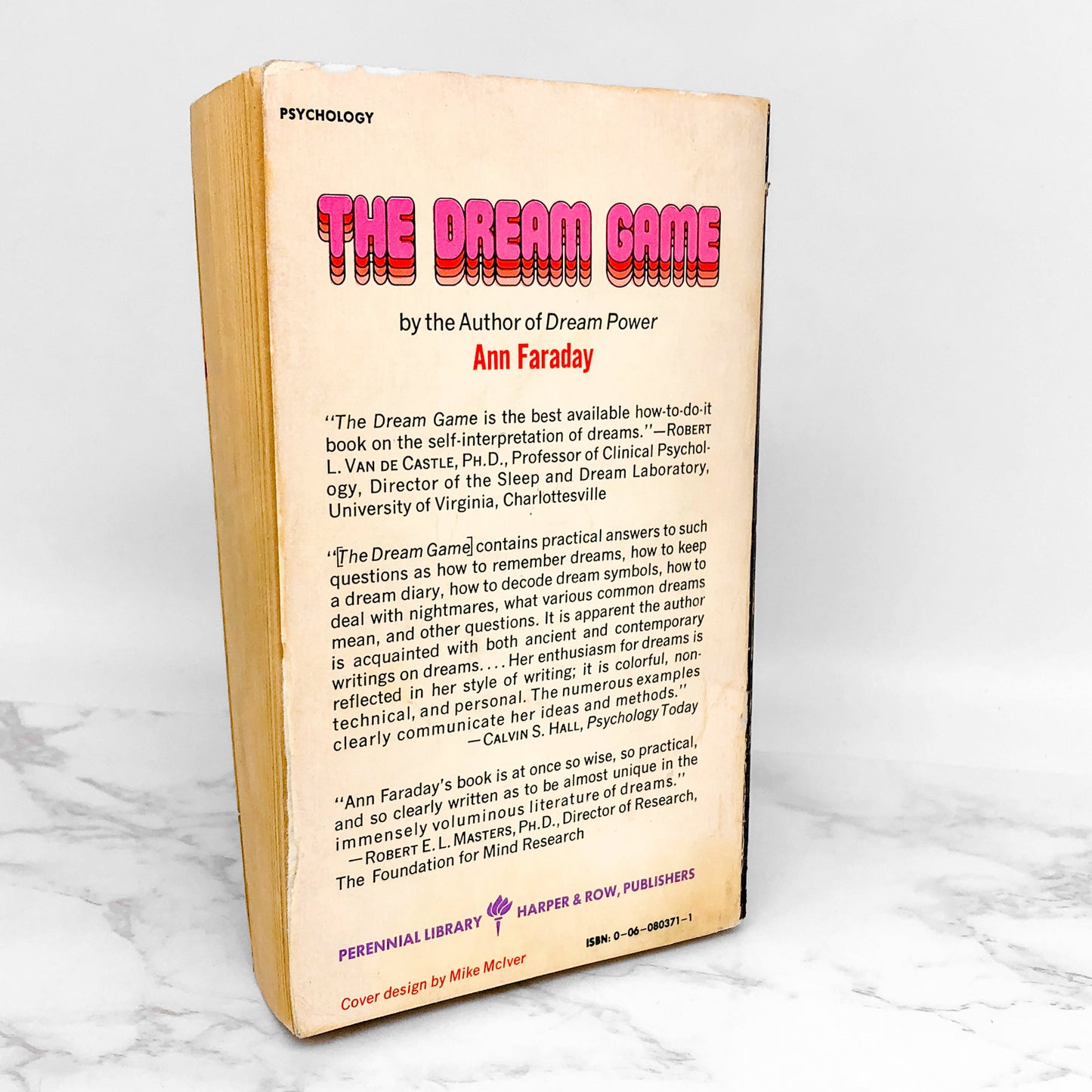 The Dream Game by Ann Faraday [1974 PAPERBACK]