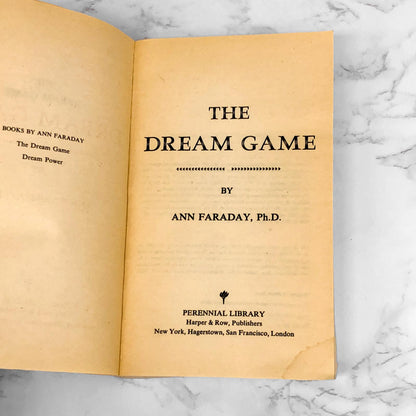 The Dream Game by Ann Faraday [1974 PAPERBACK]