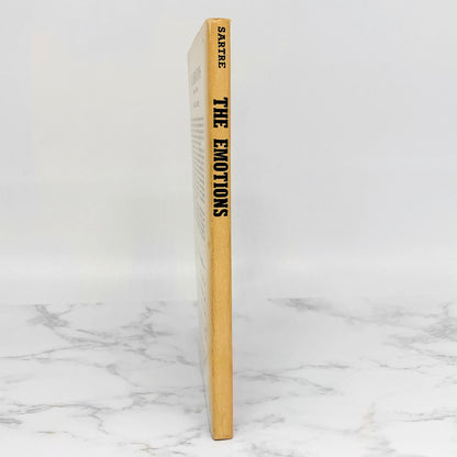 The Emotions: Outline of a Theory by Jean-Paul Sartre [FIRST PAPERBACK PRINTING] 1948