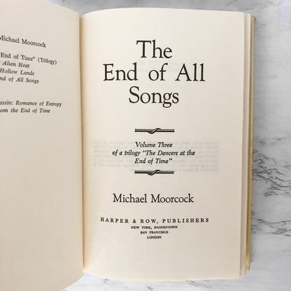 The End of All Songs by Michael Moorcock [1976 HARDCOVER]