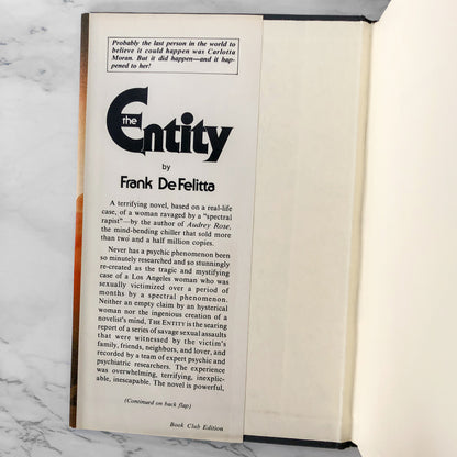 The Entity by Frank De Felitta [FIRST BOOK CLUB EDITION] 1978 • G.P. Putnam's Sons