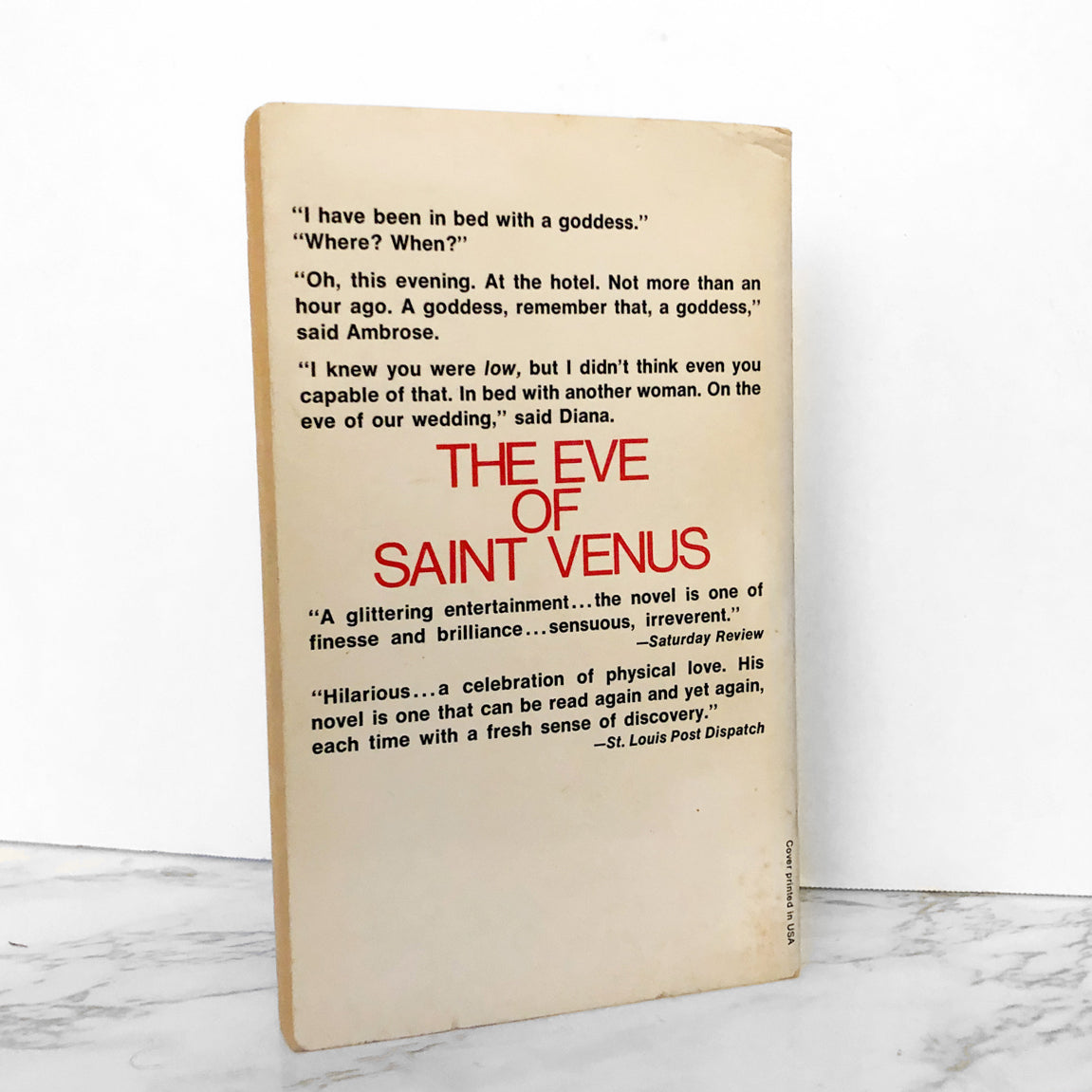 The Eve of Saint Venus by Anthony Burgess [1971 PAPERBACK]