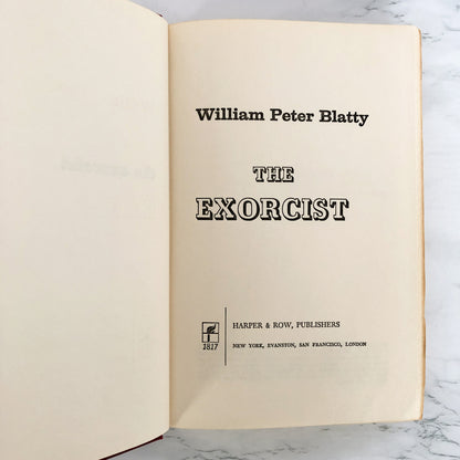 The Exorcist by William Peter Blatty [BOOK CLUB EDITION / 1971]