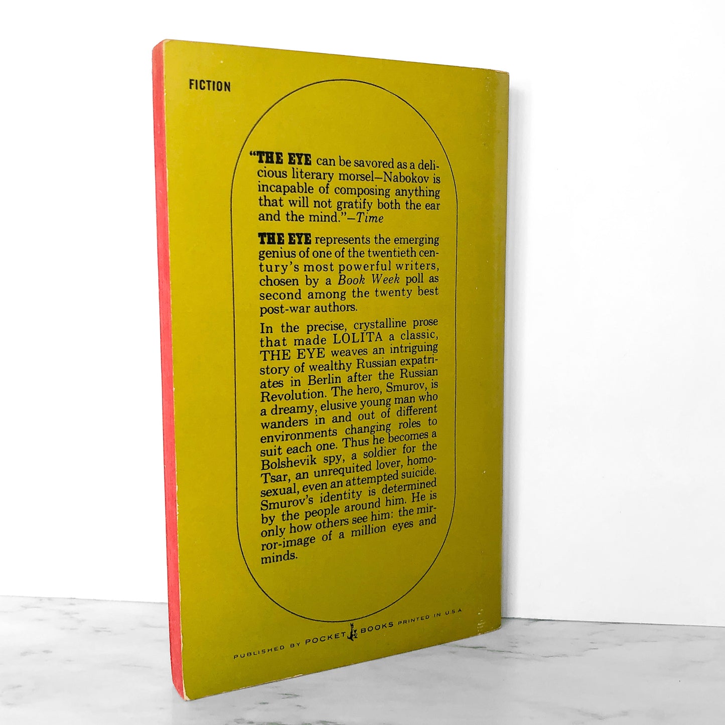 The Eye by Vladimir Nabokov [FIRST PAPERBACK PRINTING] 1966 • Pocket