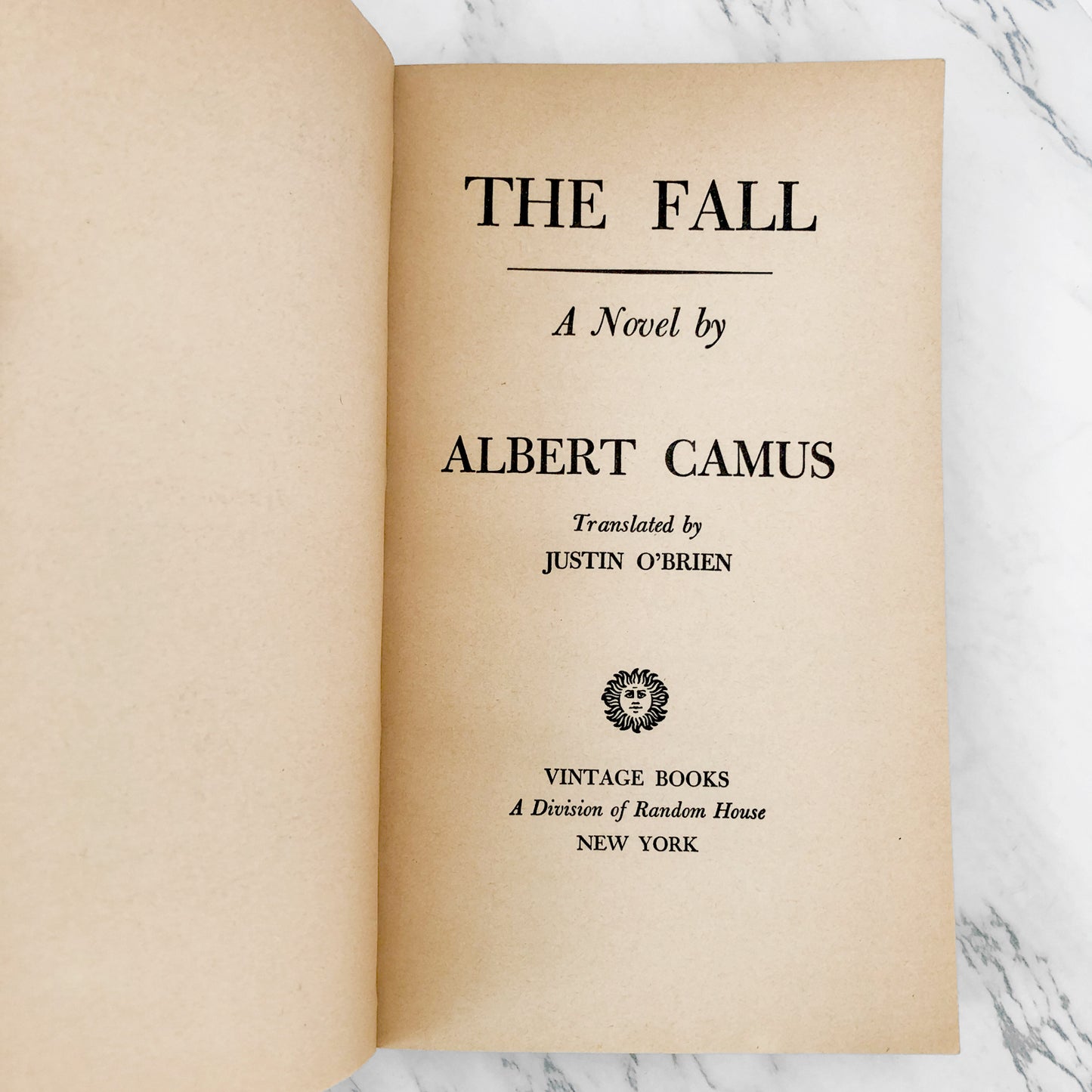 The Fall by Albert Camus [FIRST PAPERBACK PRINTING / 1956]