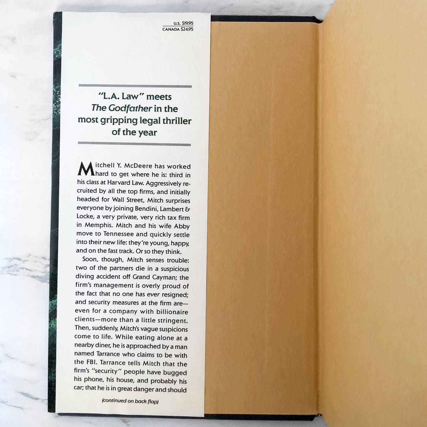 The Firm by John Grisham [FIRST EDITION] 1991 • 6th Printing • Doubleday