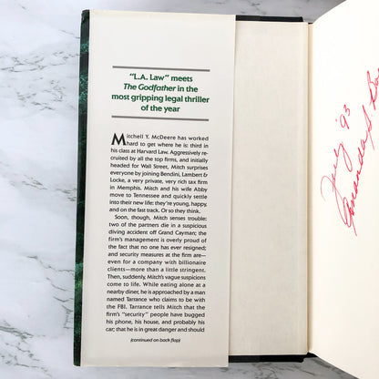 The Firm by John Grisham [FIRST BOOK CLUB EDITION / 1991]