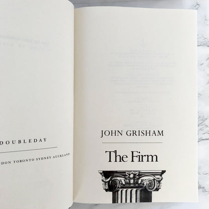 The Firm by John Grisham [FIRST EDITION] 1991 • 6th Printing • Doubleday