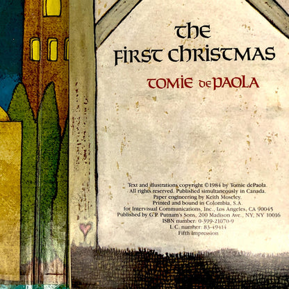 The First Christmas - A Festive Pop-Up Book by Tomie dePaola [FIRST EDITION] 1984