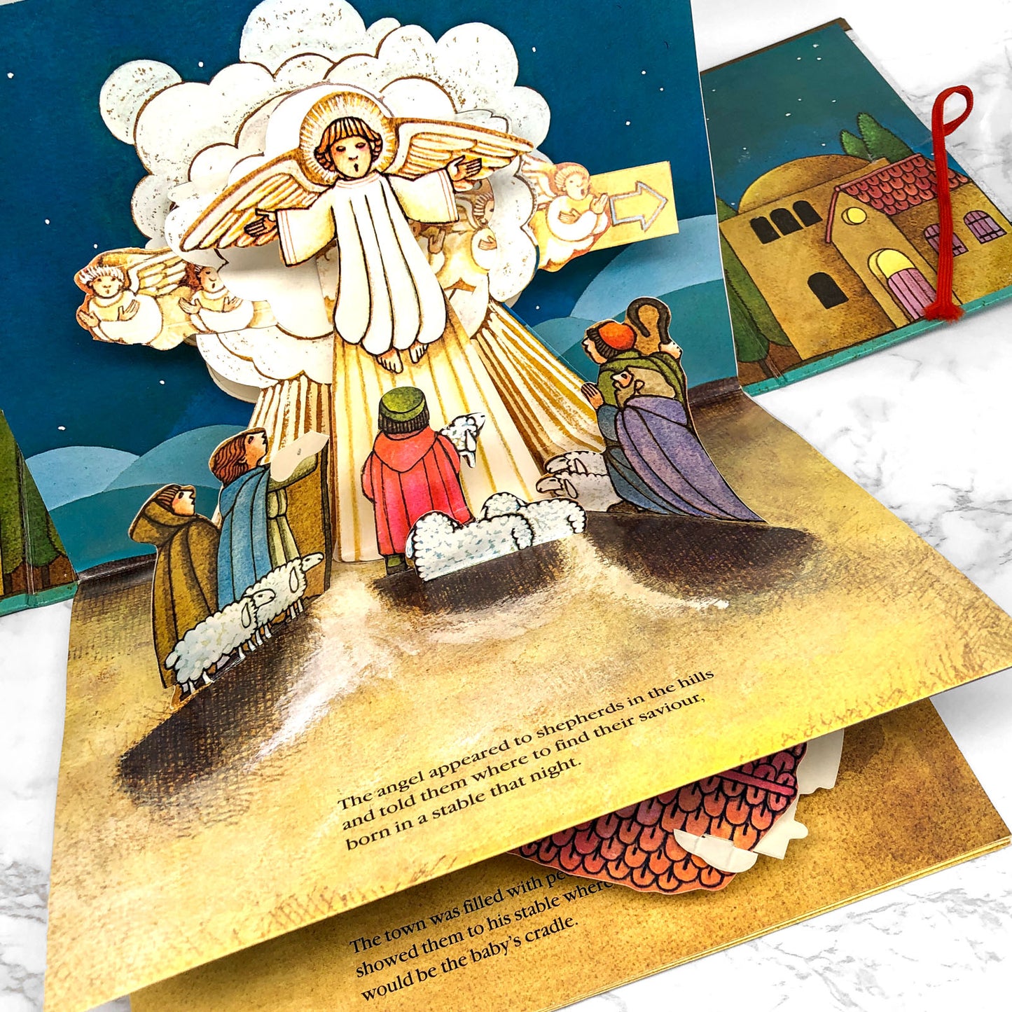 The First Christmas - A Festive Pop-Up Book by Tomie dePaola [FIRST EDITION] 1984