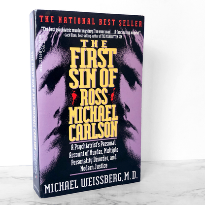 The First Sin of Ross Michael Carlson by Michael Weissberg [FIRST PAPERBACK PRINTING / 1993]