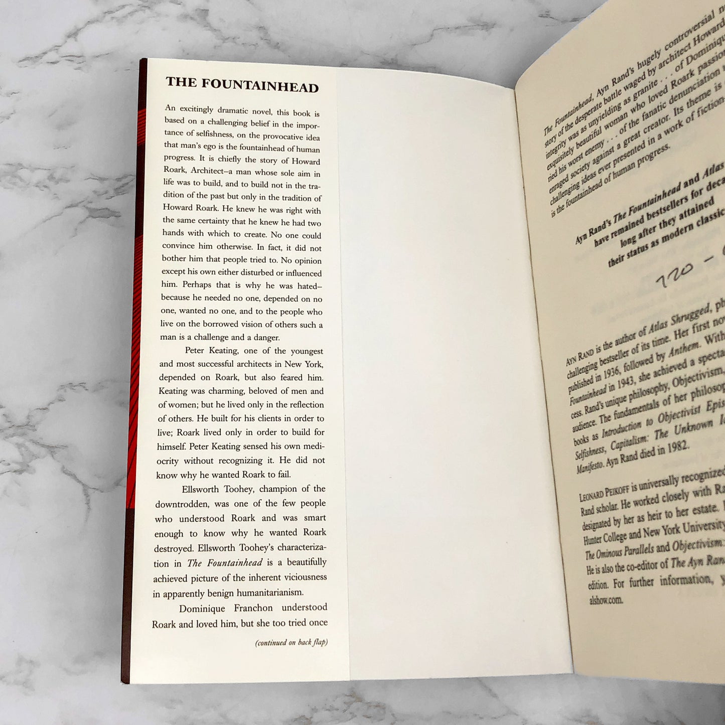 The Fountainhead by Ayn Rand [CENTENNIAL EDITION TRADE PAPERBACK] 2005 • Plume