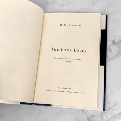 The Four Loves by C.S. Lewis [RARE HARDCOVER RE-ISSUE] • 1991 • Harcourt