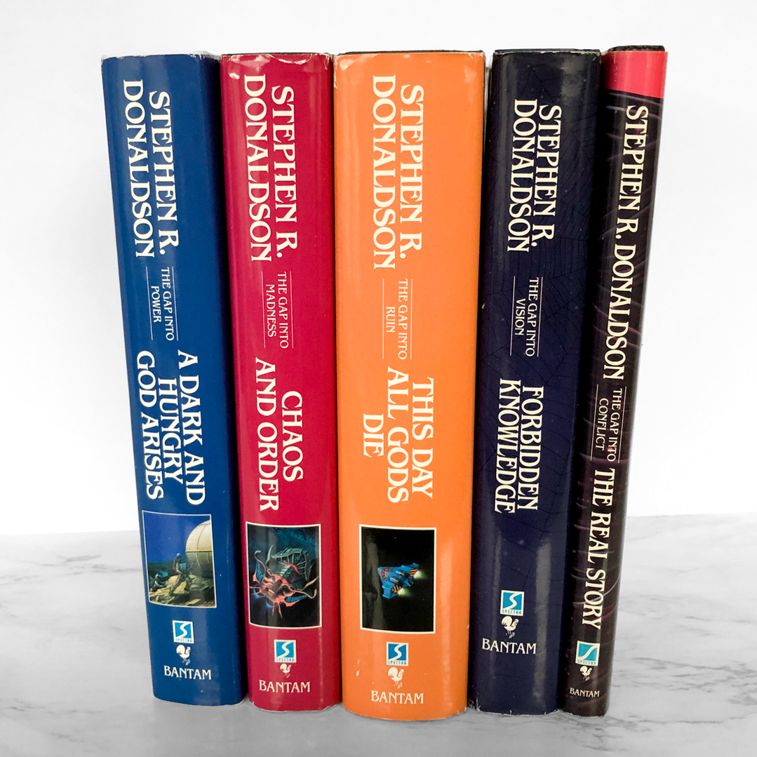 The Complete Gap Cycle by Stephen R. Donaldson [FIVE BANTAM HARDCOVER SET]