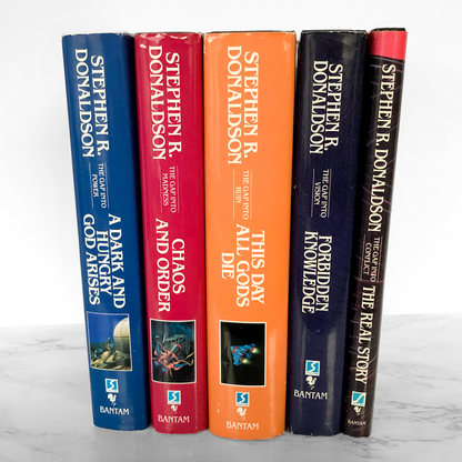 The Complete Gap Cycle by Stephen R. Donaldson [FIVE BANTAM HARDCOVER SET]
