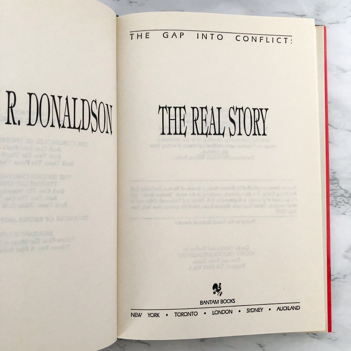 The Complete Gap Cycle by Stephen R. Donaldson [FIVE BANTAM HARDCOVER SET]