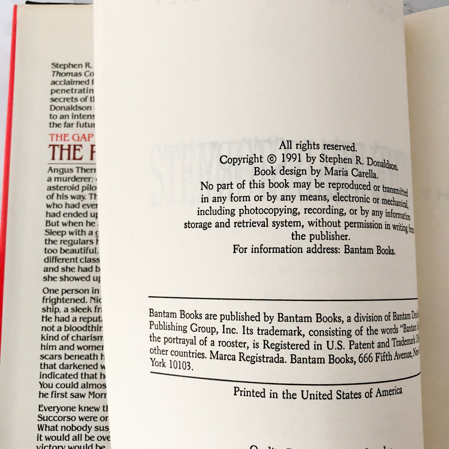 The Complete Gap Cycle by Stephen R. Donaldson [FIVE BANTAM HARDCOVER SET]