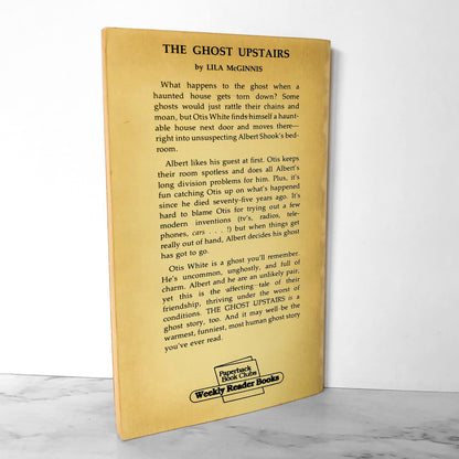 The Ghost Upstairs by Lila Sprague McGinnis [1986 PAPERBACK]