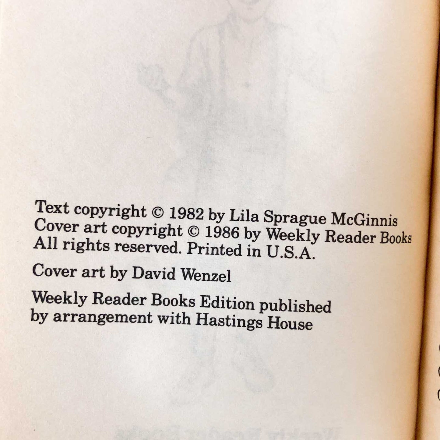 The Ghost Upstairs by Lila Sprague McGinnis [1986 PAPERBACK]
