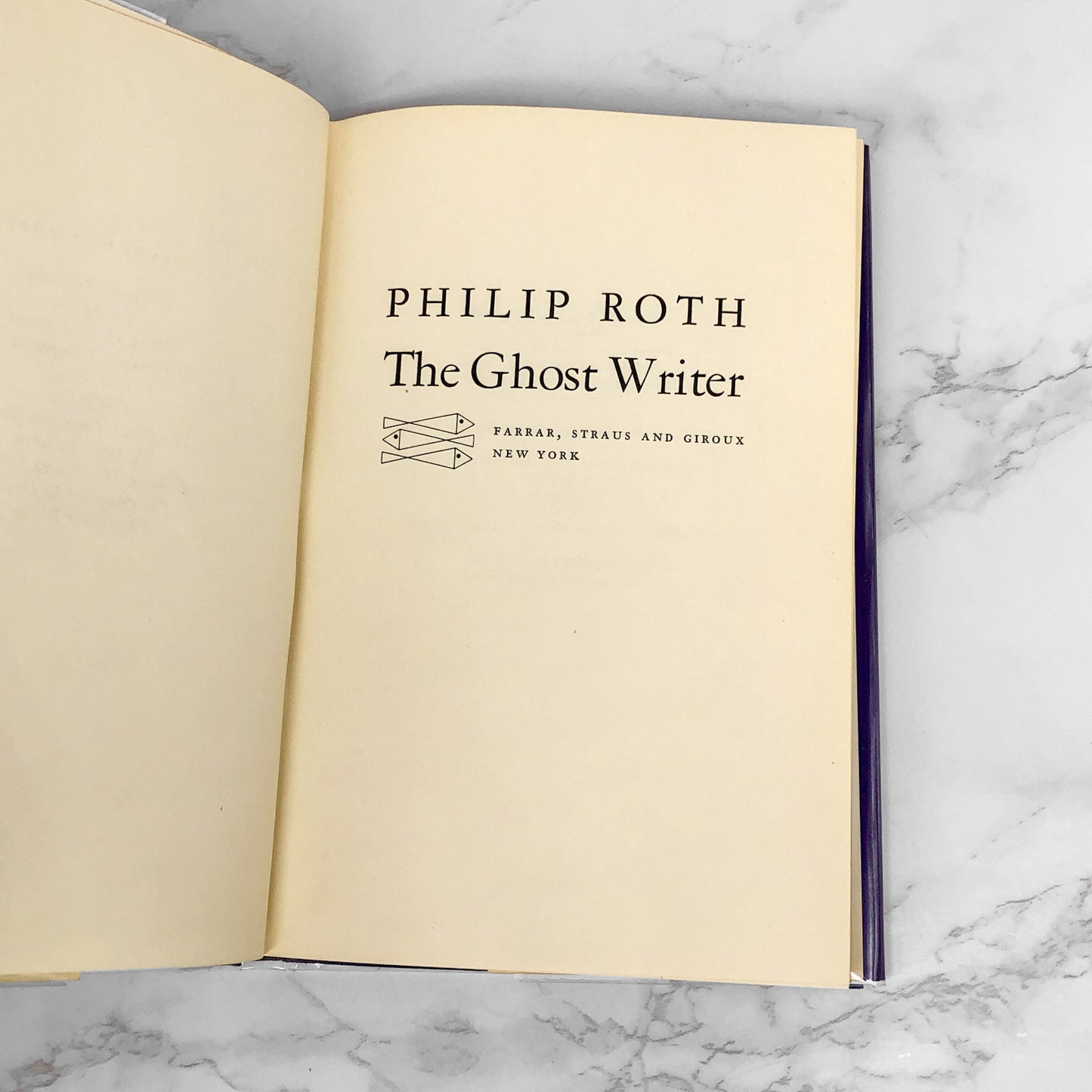 The Ghost Writer by Philip Roth [FIRST EDITION • FIRST PRINTING] 1979