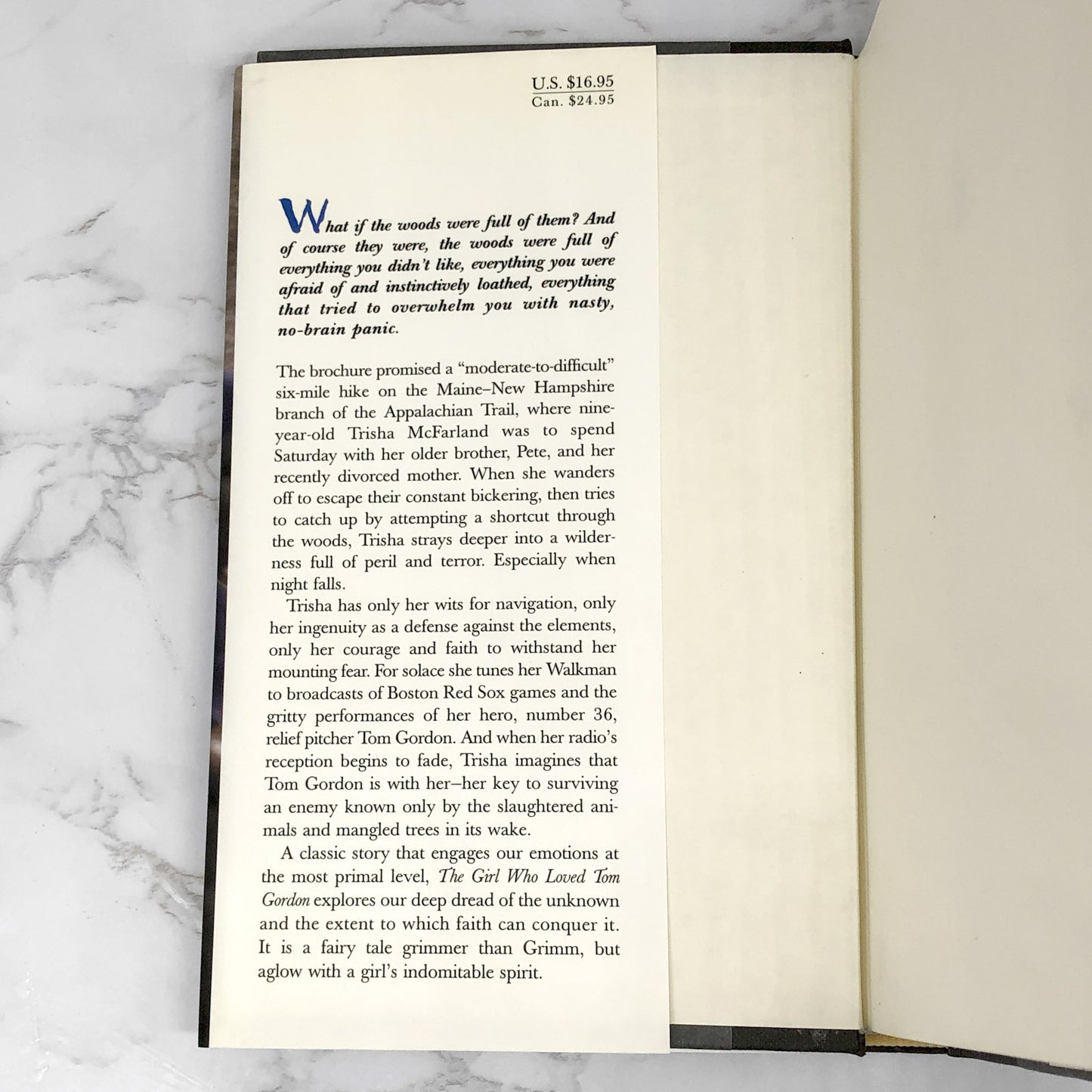 The Girl Who Loved Tom Gordon by Stephen King [FIRST EDITION / FIRST PRINTING]