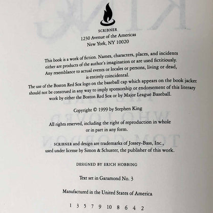 The Girl Who Loved Tom Gordon by Stephen King [FIRST EDITION / FIRST PRINTING]