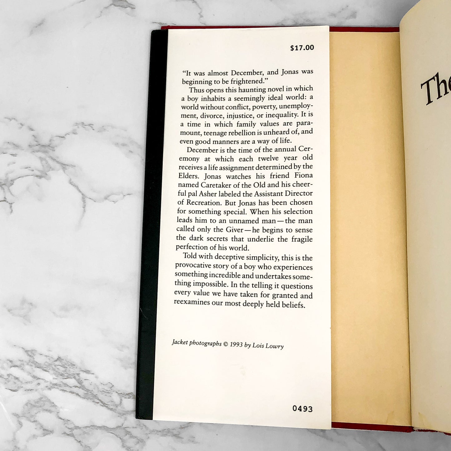 The Giver by Lois Lowry [FIRST EDITION] 1993