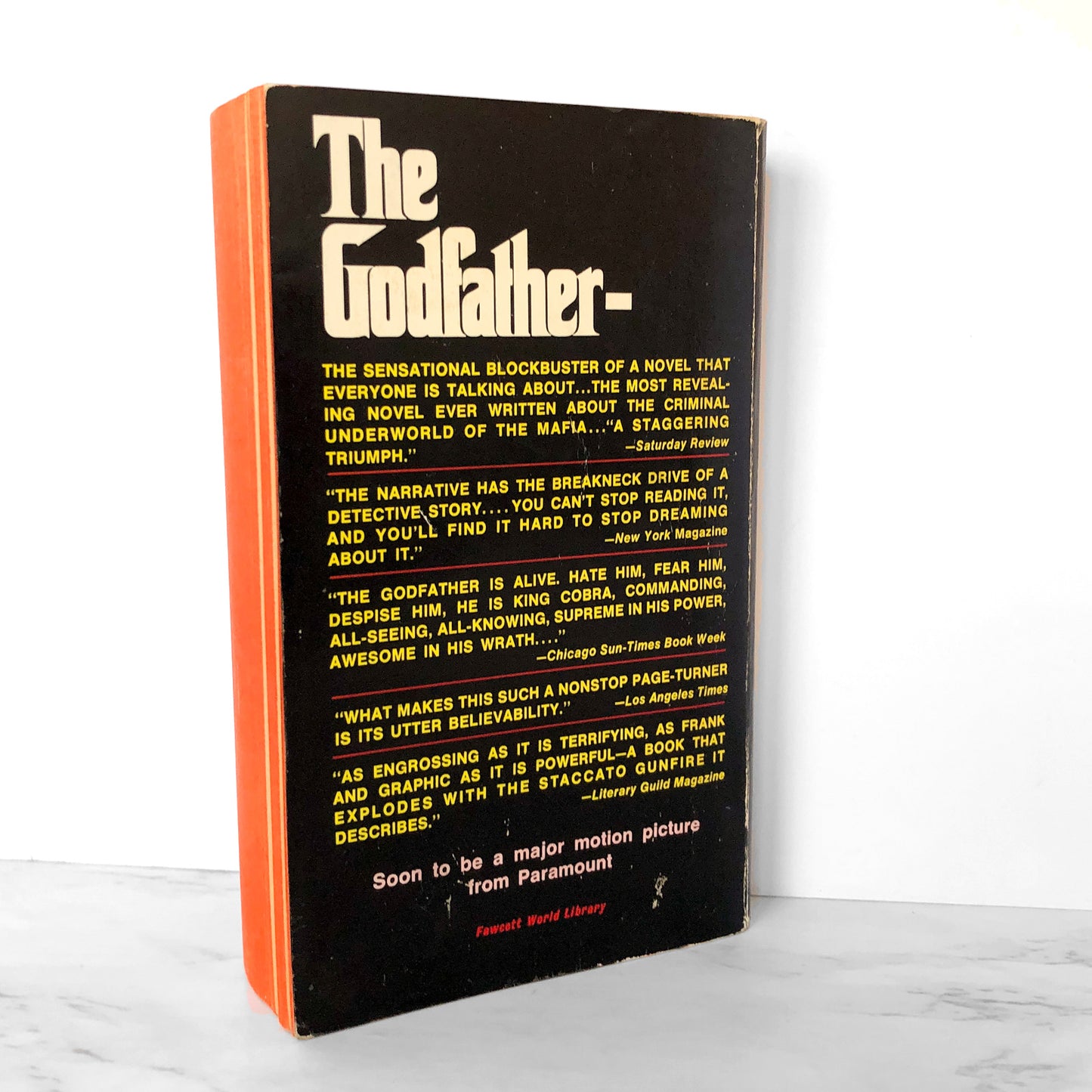 The Godfather by Mario Puzo [FIRST PAPERBACK PRINTING / 1969]