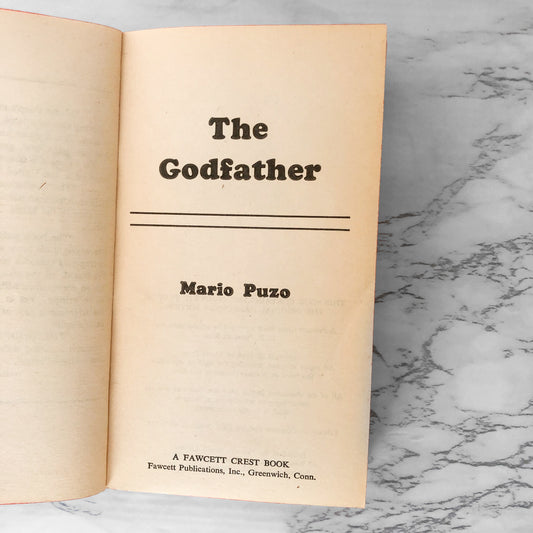 The Godfather by Mario Puzo [FIRST PAPERBACK PRINTING / 1969]