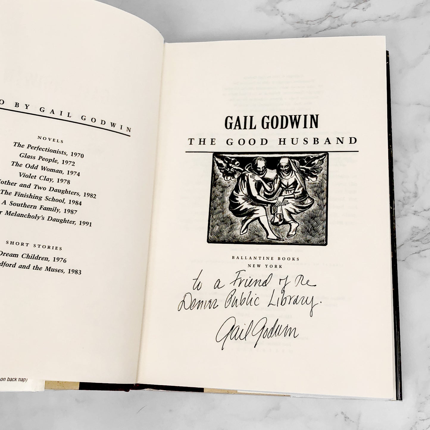 The Good Husband by Gail Godwin SIGNED! [FIRST EDITION • FIRST PRINTING] 1994