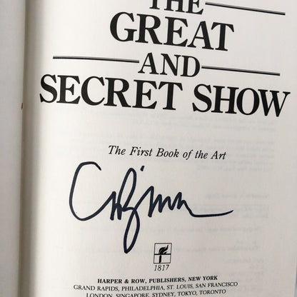 The Great and Secret Show by Clive Barker SIGNED! [FIRST EDITION]