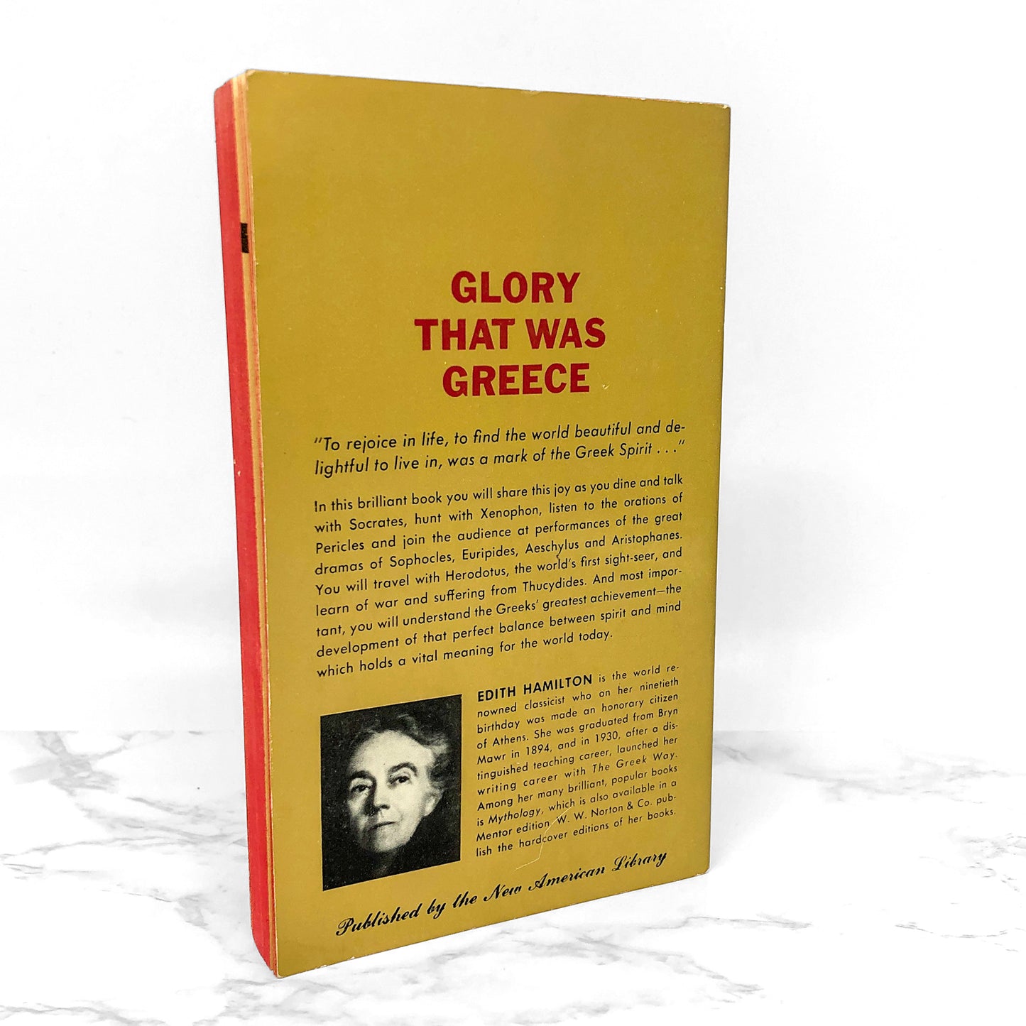 The Greek Way to Western Civilization by Edith Hamilton [1960 PAPERBACK]