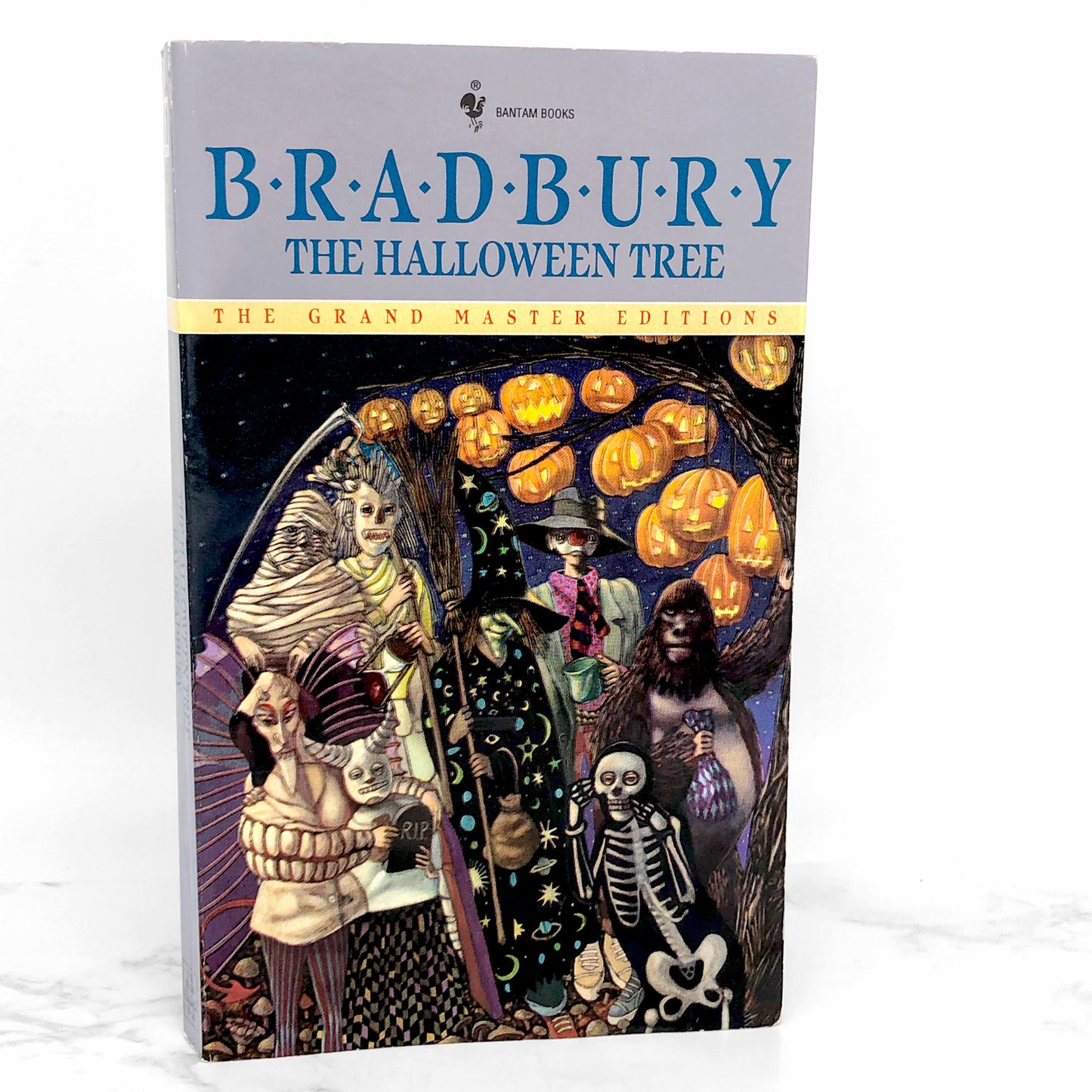 The Halloween Tree by Ray Bradbury SIGNED! [1981 PAPERBACK] • Bantam Spectra