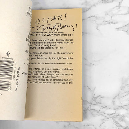 The Halloween Tree by Ray Bradbury SIGNED! [1981 PAPERBACK] • Bantam Spectra