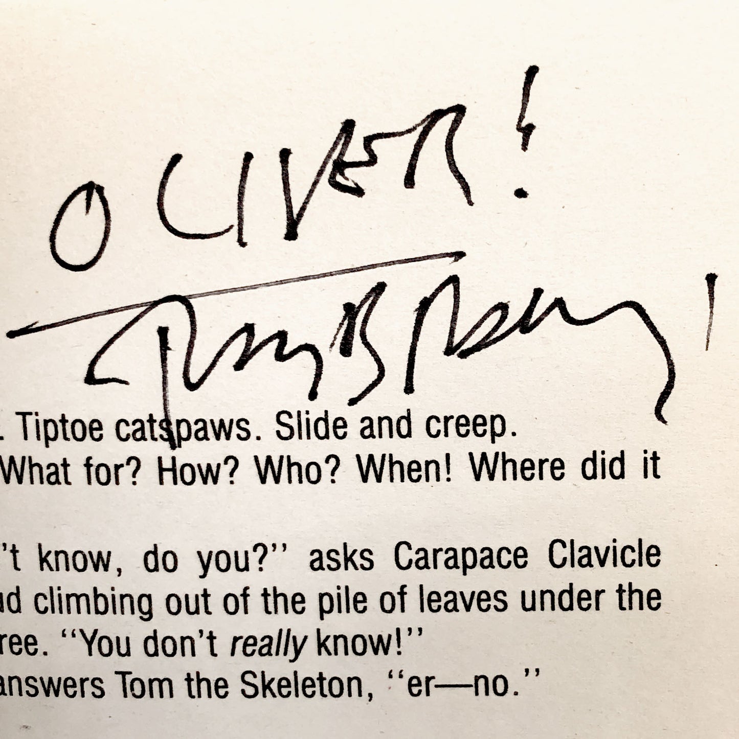 The Halloween Tree by Ray Bradbury SIGNED! [1981 PAPERBACK] • Bantam Spectra