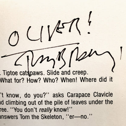 The Halloween Tree by Ray Bradbury SIGNED! [1981 PAPERBACK] • Bantam Spectra