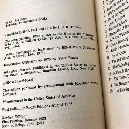 The Hobbit by J.R.R. Tolkien [1983 PAPERBACK]