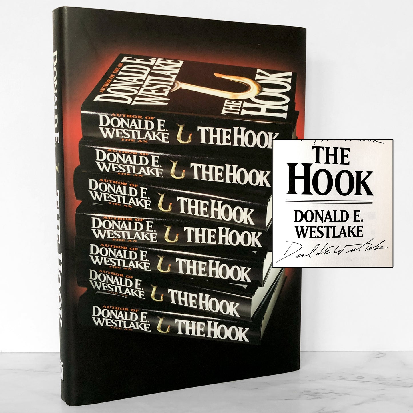 The Hook by Donald E. Westlake SIGNED! [FIRST EDITION / FIRST PRINTING]