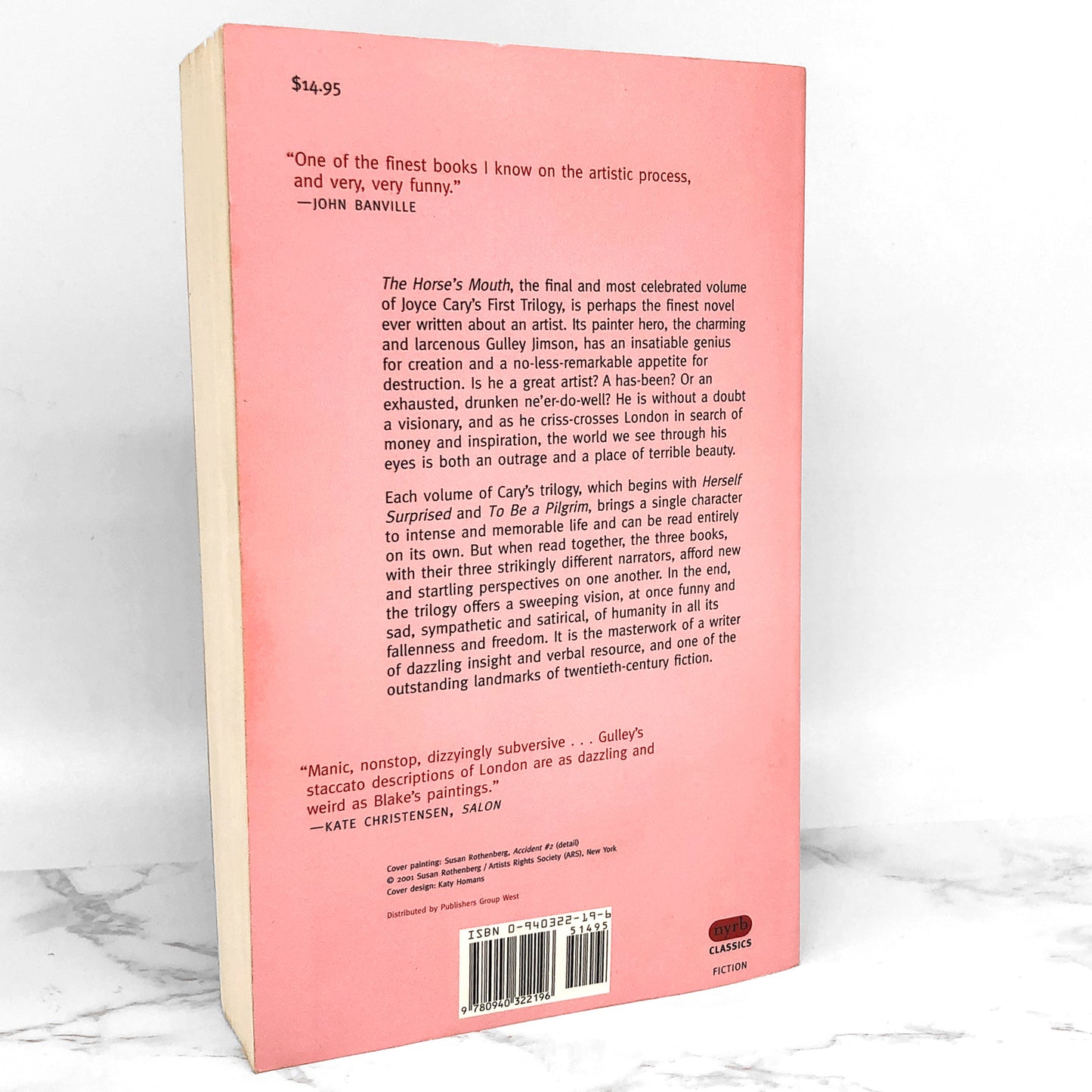 The Horse's Mouth by Joyce Cary [NYRB TRADE PAPERBACK] 1999