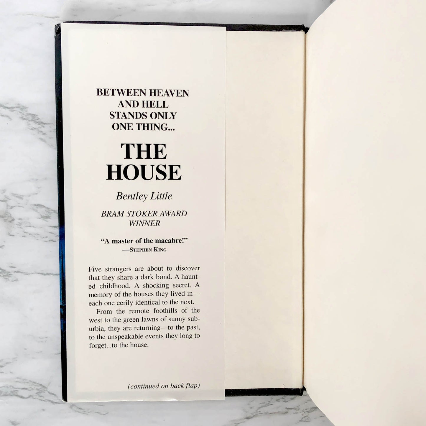 The House by Bentley Little [FIRST U.S HARDCOVER EDITION] 1999