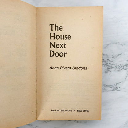 The House Next Door by Anne Rivers Siddons [FIRST PAPERBACK PRINTING / 1979]