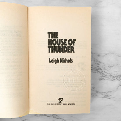 The House of Thunder by Leigh Nichols "aka Dean Koontz" [FIRST EDITION • FIRST PRINTING] 1982