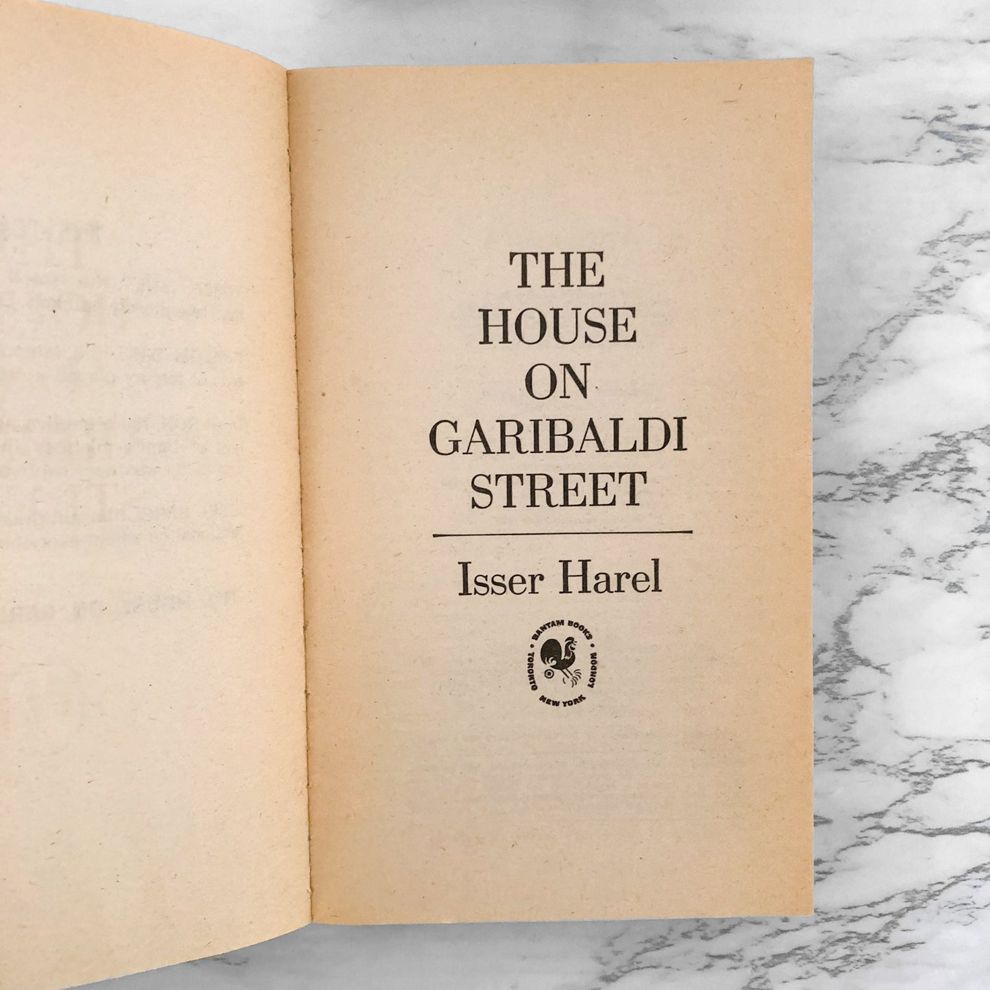 The House on Garibaldi Street by Isser Harel [FIRST PAPERBACK PRINTING] 1976 • Bantam