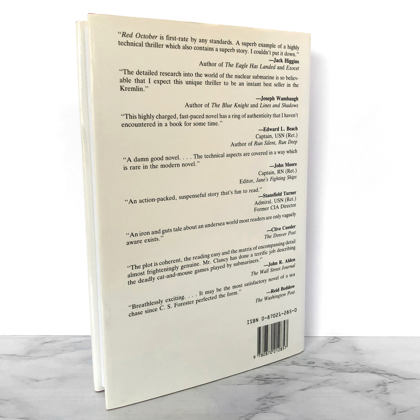 The Hunt For Red October by Tom Clancy [FIRST EDITION / 1984] Jack Ryan #3