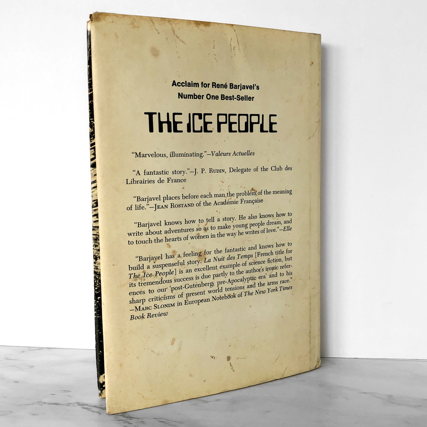 The Ice People by René Barjavel [BOOK CLUB EDITION / 1971]