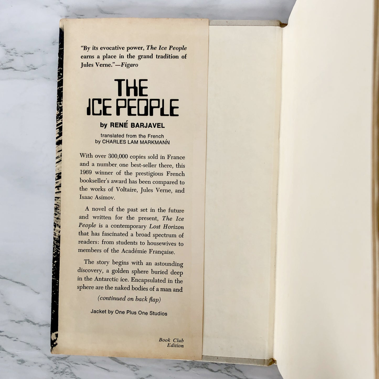 The Ice People by René Barjavel [BOOK CLUB EDITION / 1971]