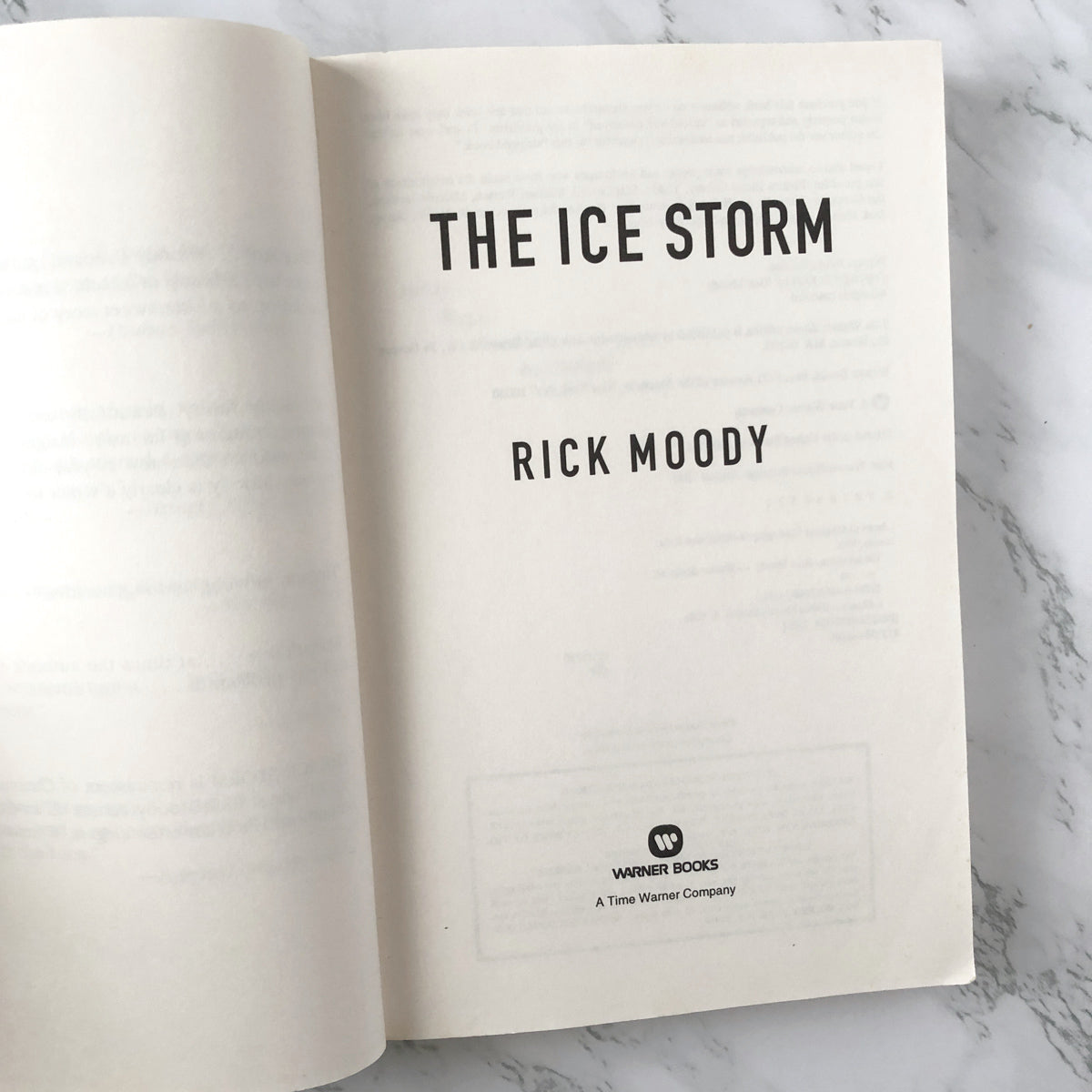 The Ice Storm by Rick Moody [FIRST PAPERBACK PRINTING / 1995] - Bookshop Apocalypse