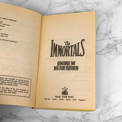 The Immortals by Andrew Neiderman [FIRST EDITION • FIRST PRINTING] 1991
