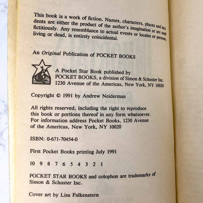 The Immortals by Andrew Neiderman [FIRST EDITION • FIRST PRINTING] 1991