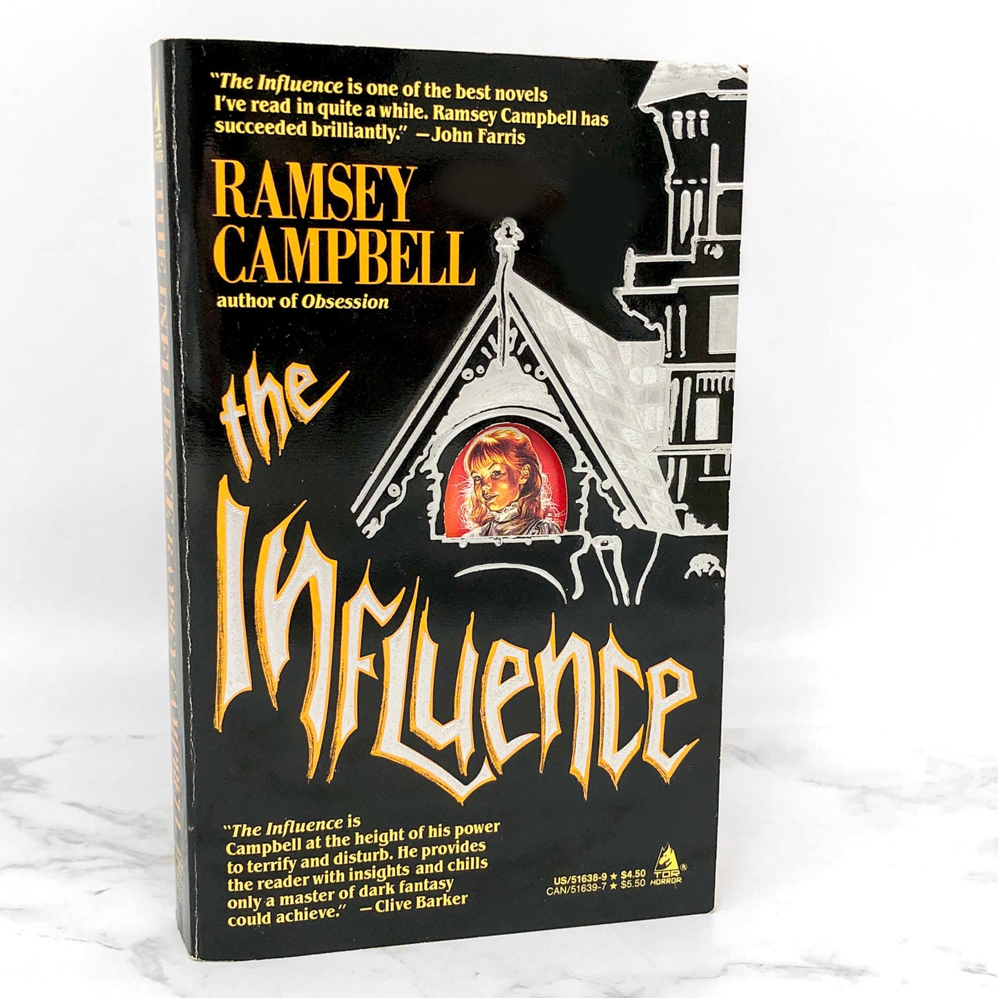 The Influence by Ramsey Campbell [FIRST PAPERBACK PRINTING] 1989 • TOR Horror